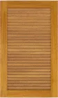 Louvered 100  Cypress  Cabinets