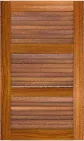 Louvered 33 33 33  Teak  Cabinets