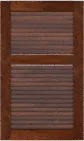 Louvered 60 40  Sapele  Cabinets