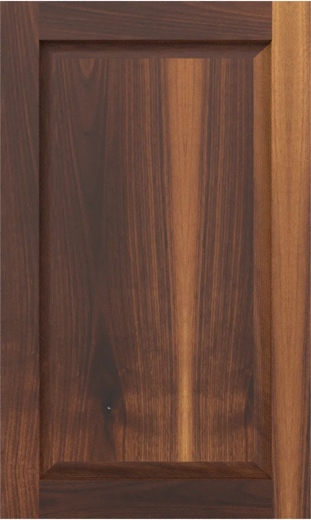 Custom Walnut Raised Panel Cabinet Doors | Estate Millwork Product Image