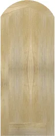 Arched  Crescent  White  Oak  Doors