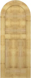Arched  Crest  Maple  Doors