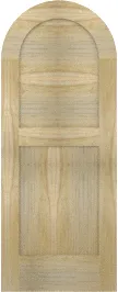 Arched  Crest  White  Oak  Doors