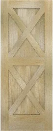 Barn  Double  X  White  Oak  Doors