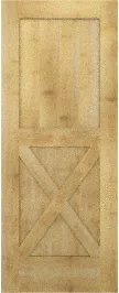 Barn  Single  X  Maple  Doors