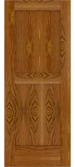 Custom Red Oak Flat Panel Doors | Estate Millwork Product Image