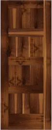 Mission  Deacon  Walnut  Doors