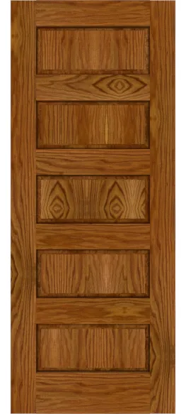 Custom Red Oak Raised Panel Doors | Estate Millwork Product Image
