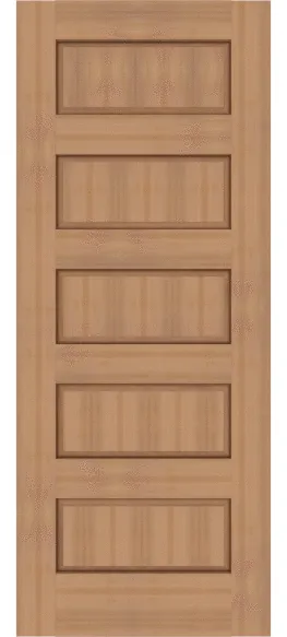 Custom Western Red Cedar Raised Panel Doors | Estate Millwork Product Image