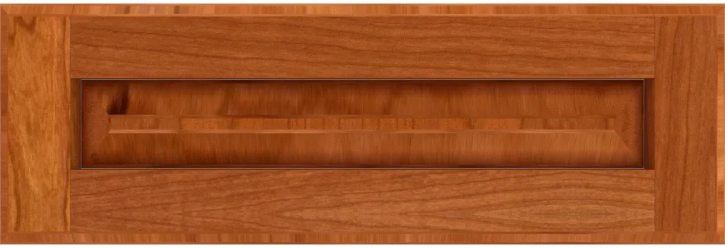 Custom Beadboard Cherry Drawer Fronts | Estate Millwork Product Image