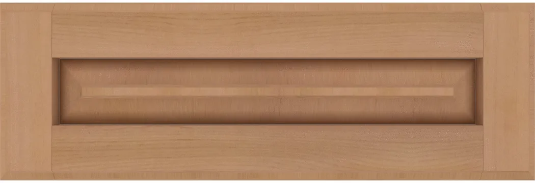Custom Western Red Cedar Raised Panel Drawer Fronts | Estate Millwork Product Image