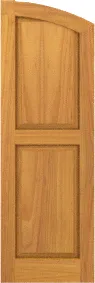 Arched  Vault  Cypress  Shutters