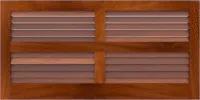 Bahama  Governor  Mahogany  Shutters