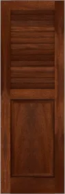 Combination  Lighthouse  Red  Oak  Shutters