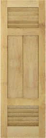 Combination  Perryman  Maple  Shutters