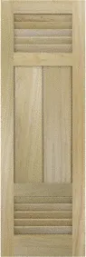 Combination  Perryman  Poplar  Shutters