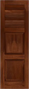 Combination  Salt  Marsh  Red  Oak  Shutters