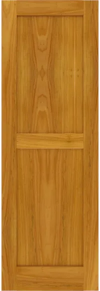 Custom Cypress Flat Panel Shutters | Estate Millwork Product Image