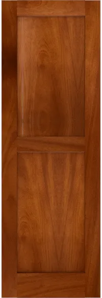 Custom Mahogany Outside Shutters | Estate Millwork Product Image