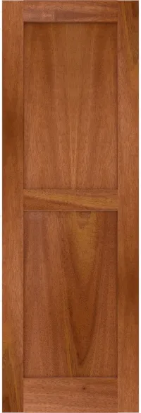 Custom Spanish Cedar Flat Panel Shutters | Estate Millwork Product Image