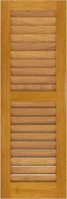 Louvered  Savannah  Cypress  Shutters