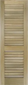 Louvered  Veranda  Poplar  Shutters