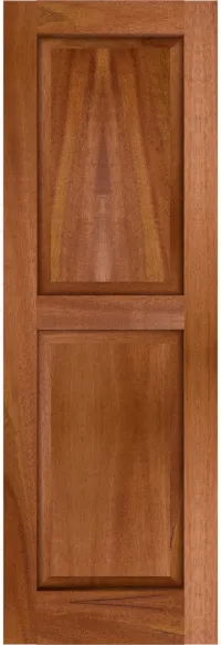 Custom Spanish Cedar Raised Panel Shutters | Estate Millwork Product Image