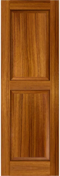 Custom Teak Outdoor Shutters | Estate Millwork Product Image