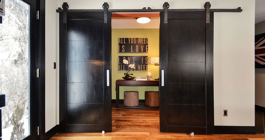 Put the Modern Touch on a Classic Sliding Barn Door